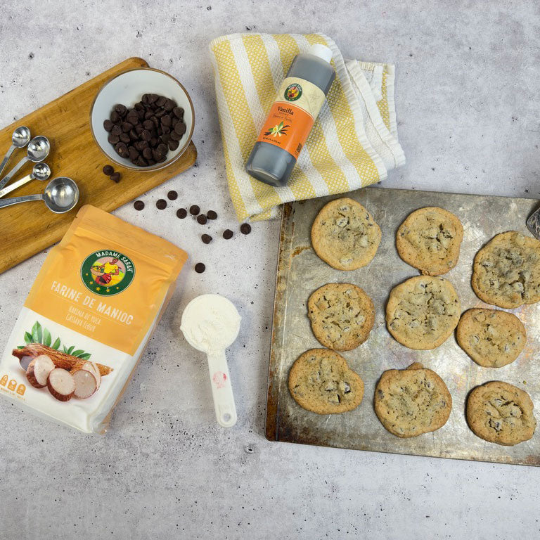 Cassava Flour Chocolate Chip Cookies (Gluten-free)