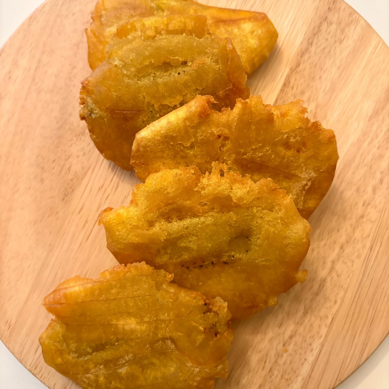 Fried Green Plantains | Banan Peze