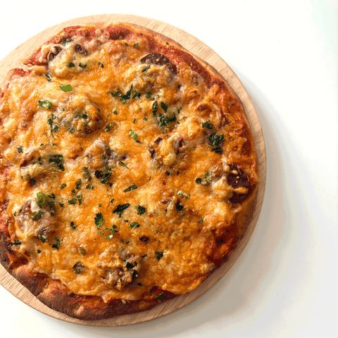 Vegetarian Pita Pizza with Haitian Epis