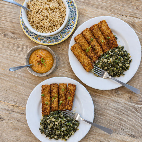 Marinated Tempeh with Haitian Epis