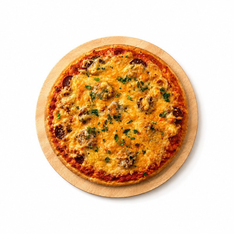 Vegetarian Pita Pizza with Haitian Epis