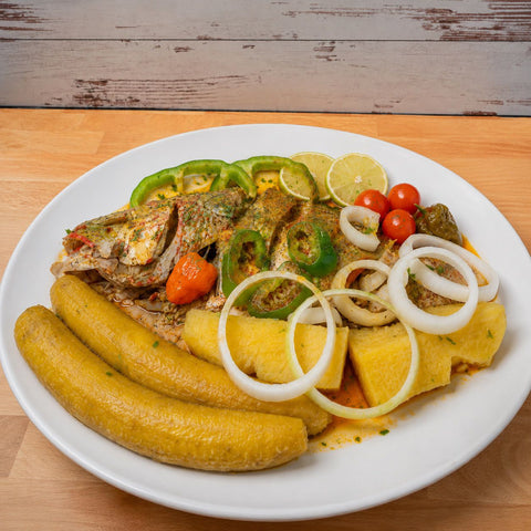 Haitian Stewed Fish | Poisson Gros Sel | Pwason Gwo Sel