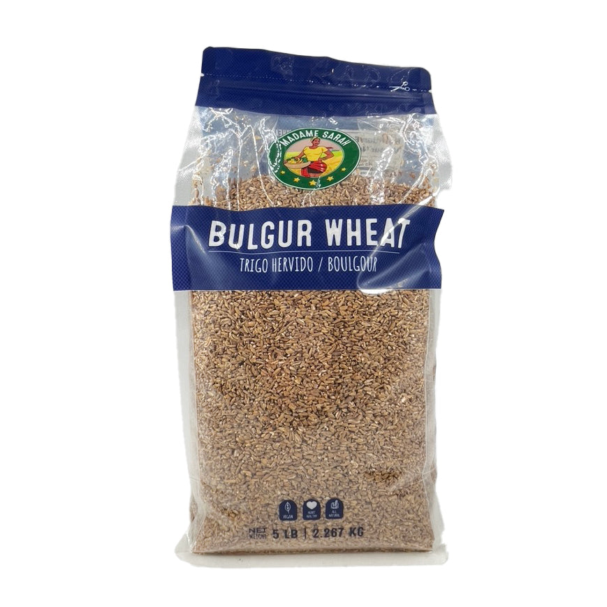 Front view of Madame Sarah Bulgar Wheat package