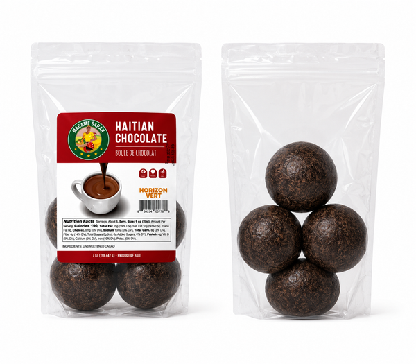 Madame Sarah Haitian Chocolate Balls | Traditional Caribbean Cocoa