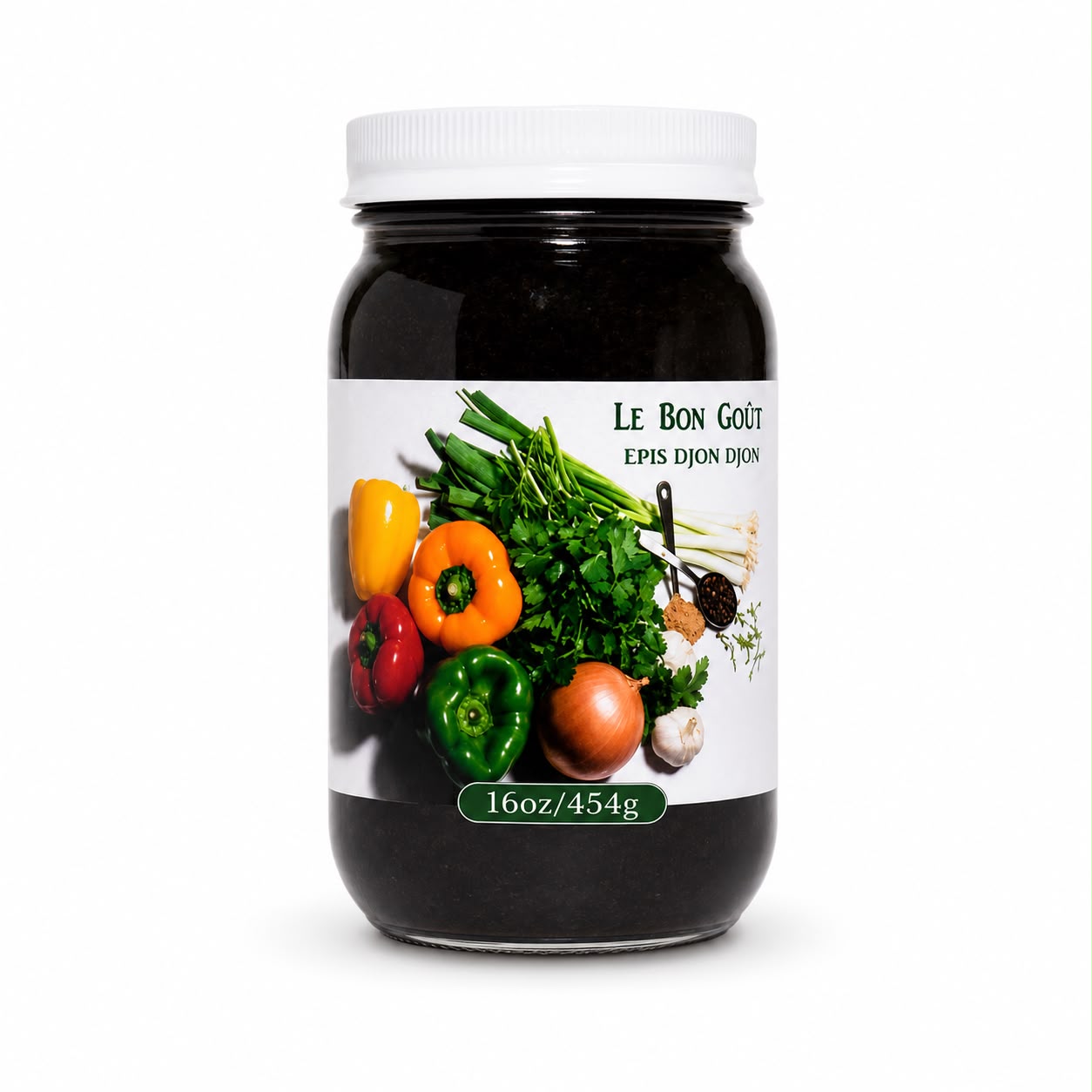 Épis Djon Djon | Haitian Black Mushroom Cooking Base for Diri Djon Djon | Low Sodium, Gluten-Free, Vegetarian-Friendly