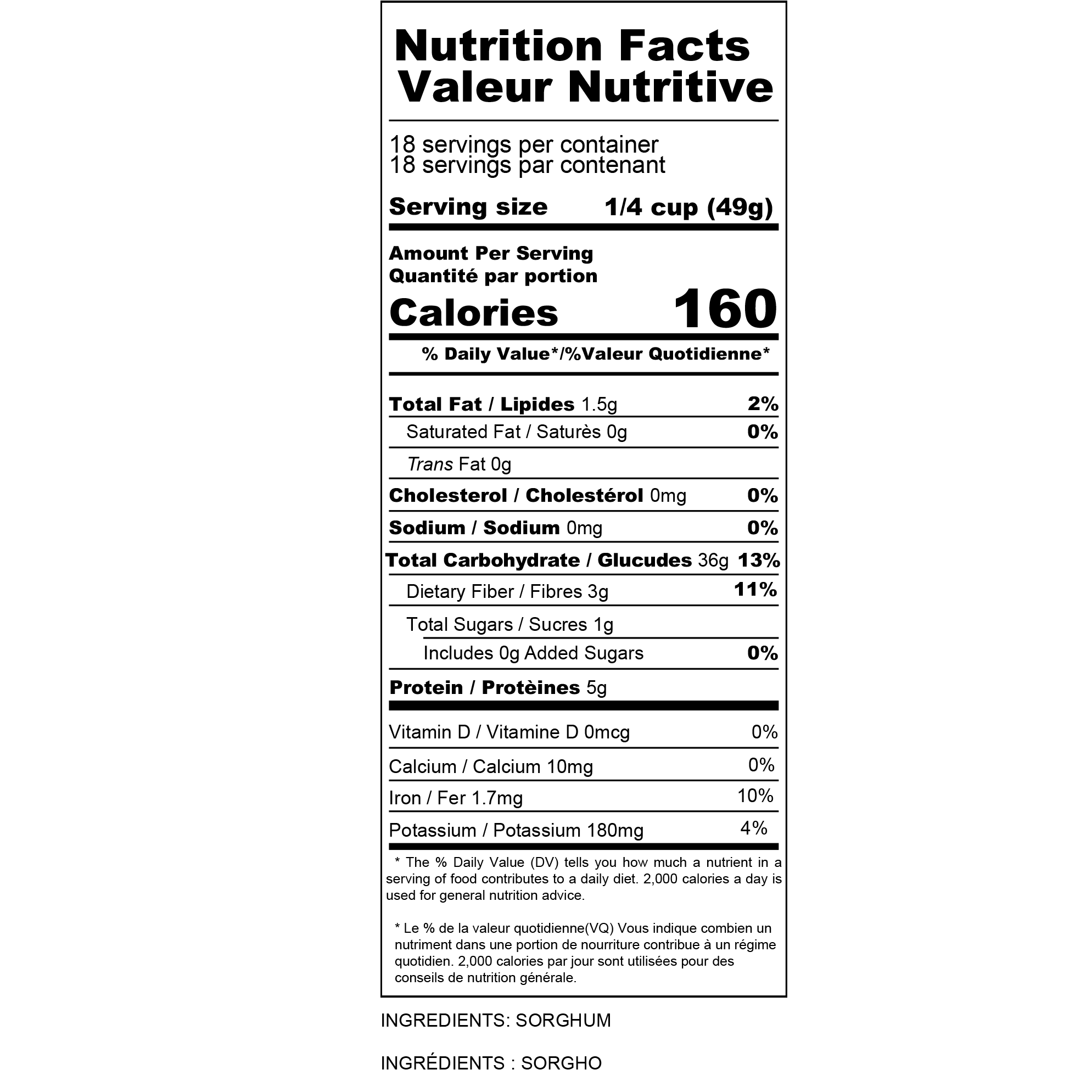 Pitimi | Petit Mil | Sorghum