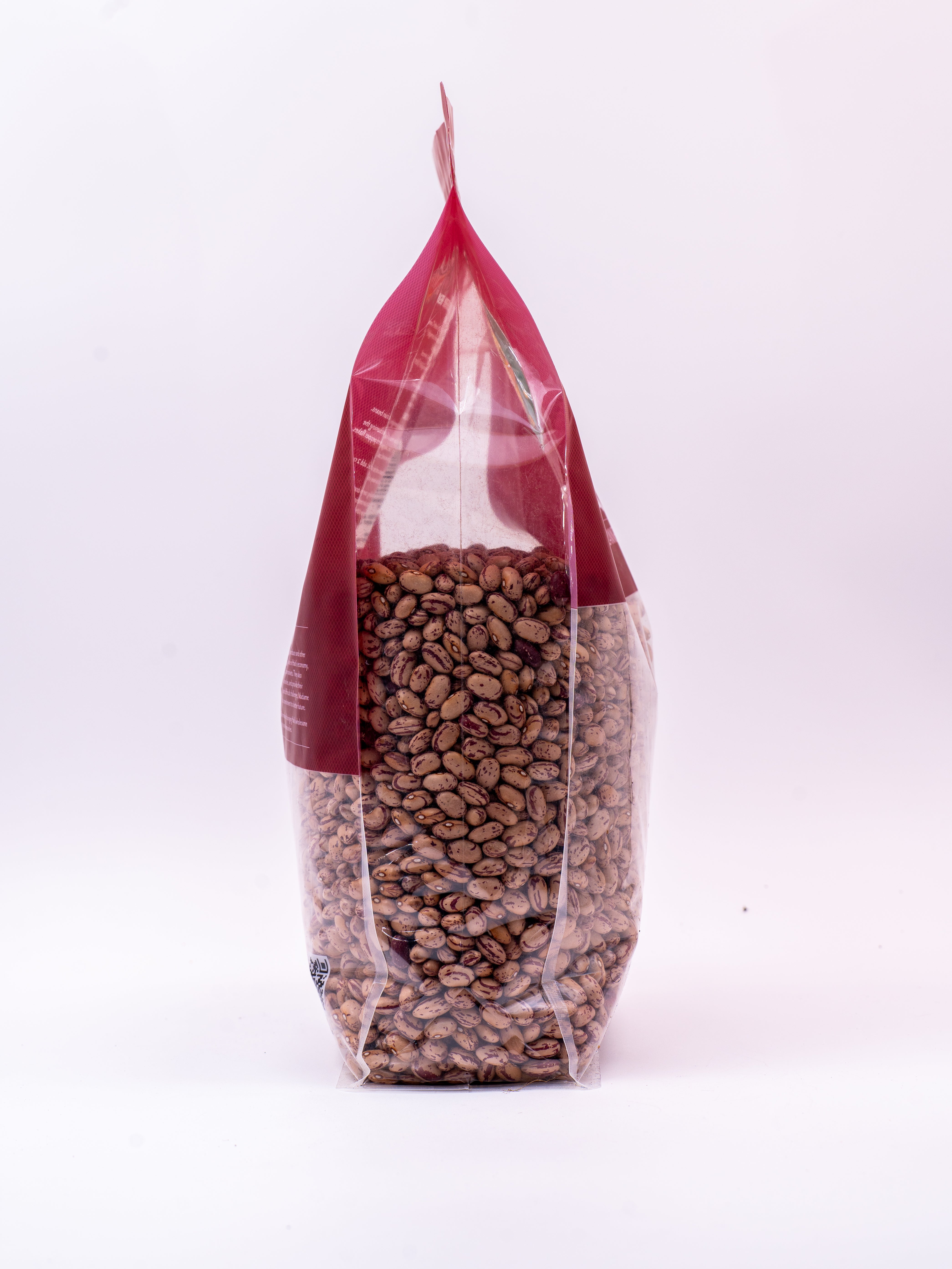 Side view of Madame Sarah Dried Cranberry Beans package (5 pounds)