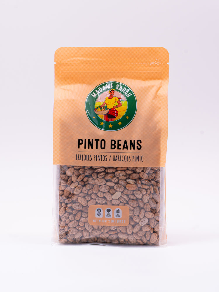 Front of Madame Sarah Dried Pinto Beans Package