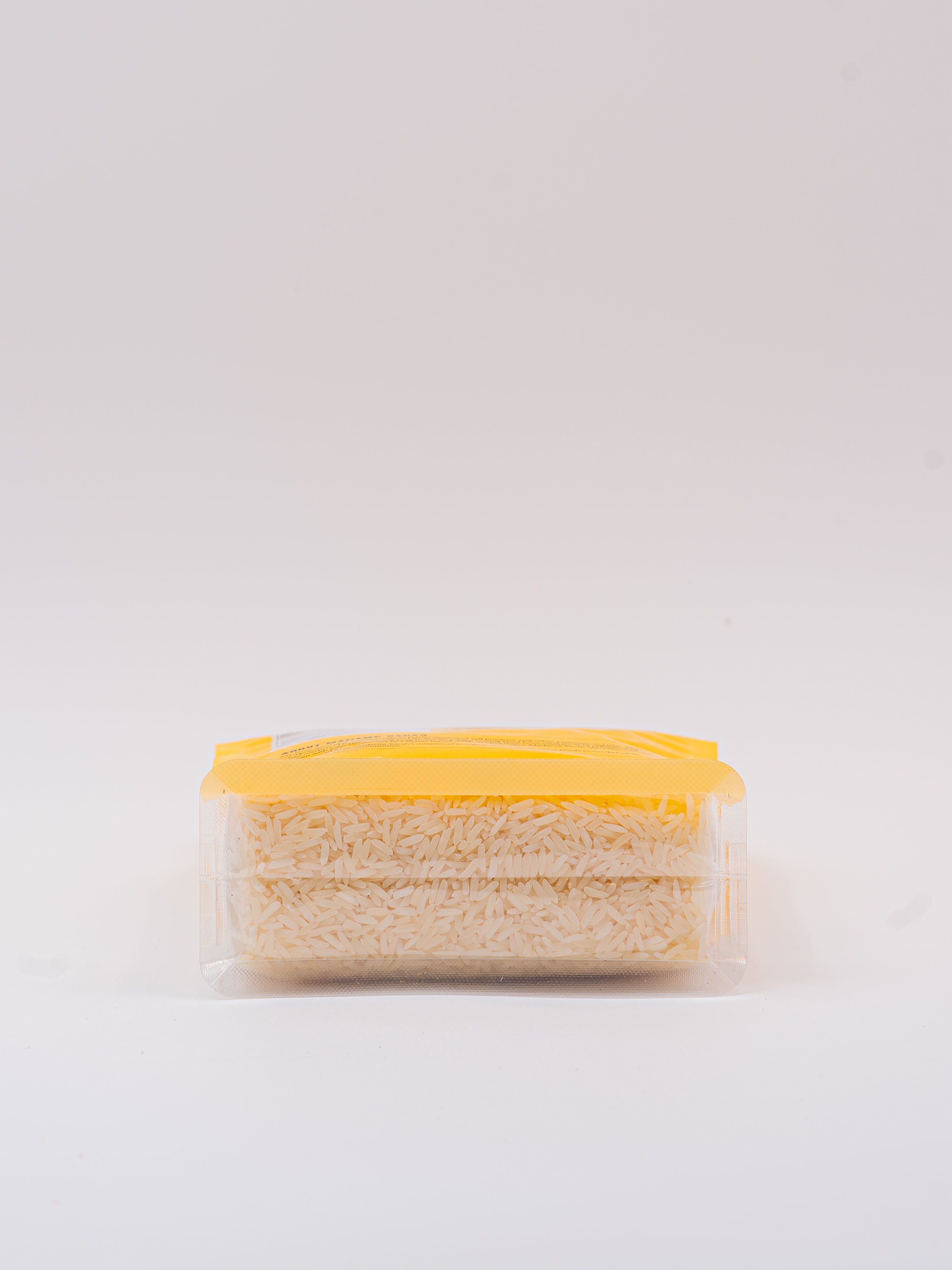 Bottom view of Madame Sarah Jasmine Rice (long-grain rice) package 