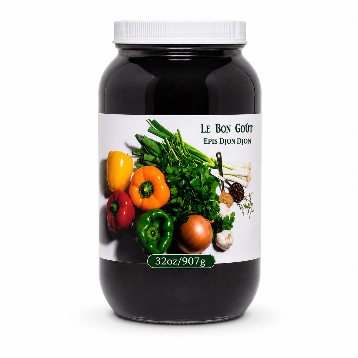 Épis Djon Djon | Haitian Black Mushroom Cooking Base for Diri Djon Djon | Low Sodium, Gluten-Free, Vegetarian-Friendly