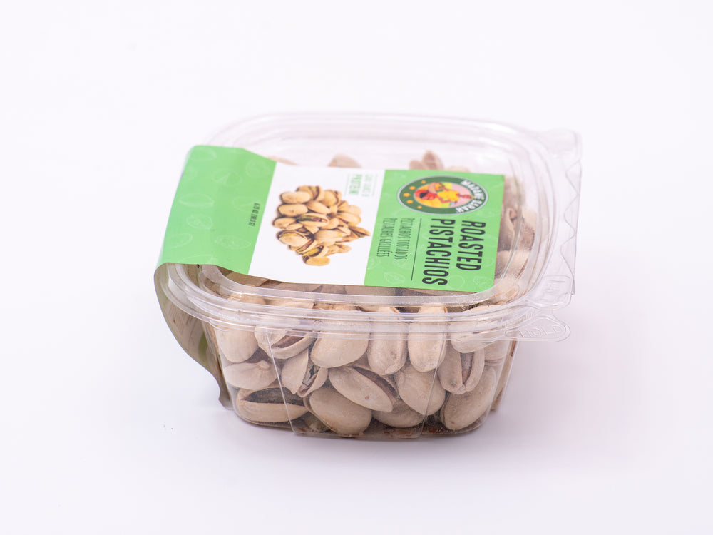 Side view of Madame Sarah Roasted Pistachios package