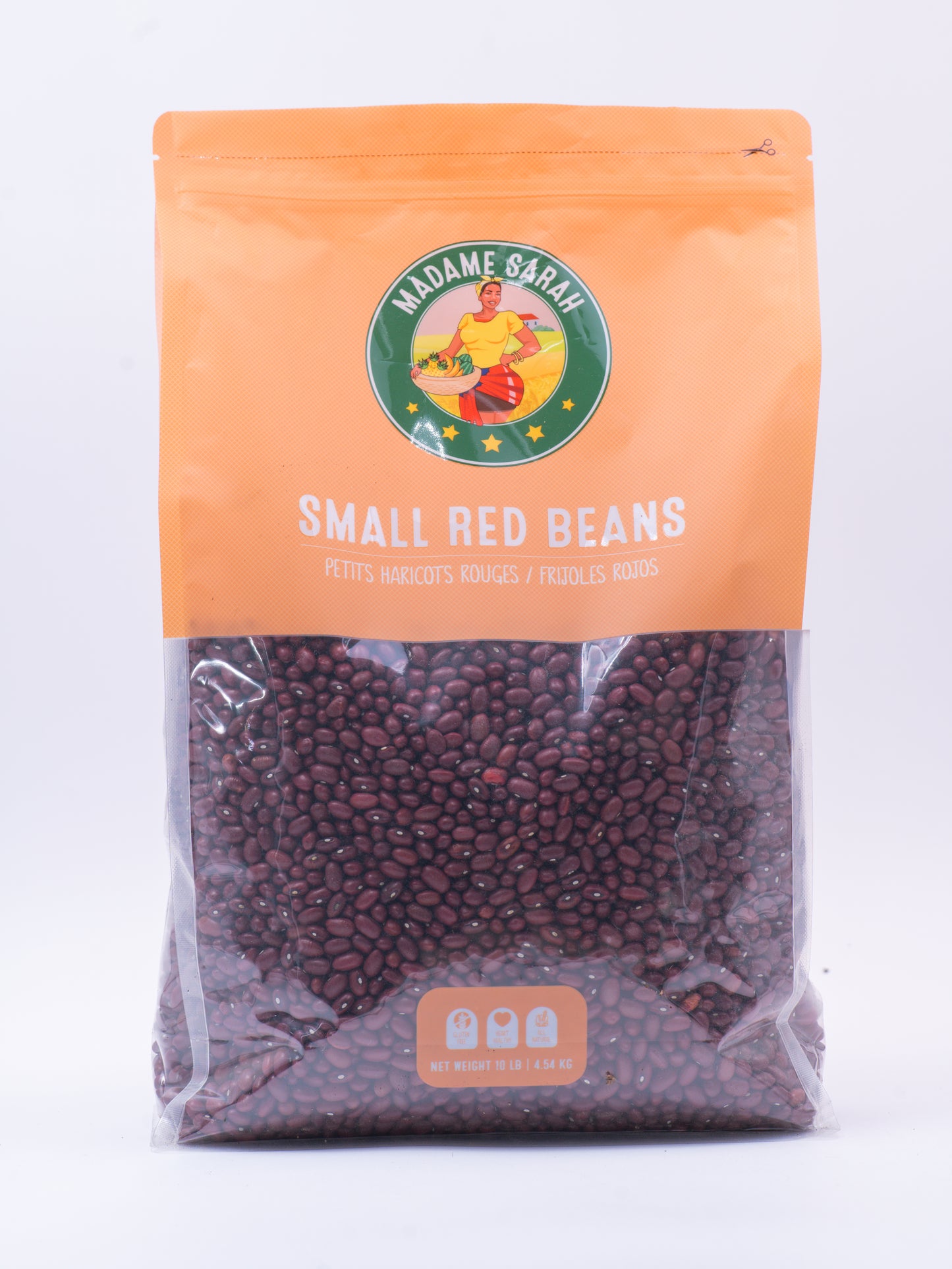 Front of Madame Sarah Small Red Beans Package